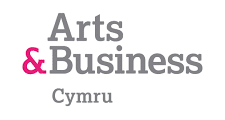 Logo of Arts & Business Cymru.